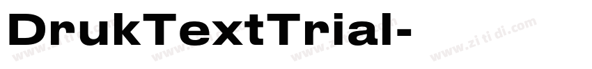 DrukTextTrial字体转换