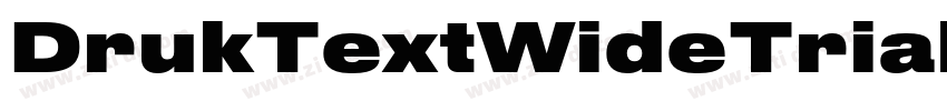 DrukTextWideTrial字体转换