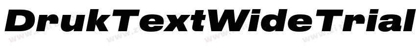 DrukTextWideTrial字体转换