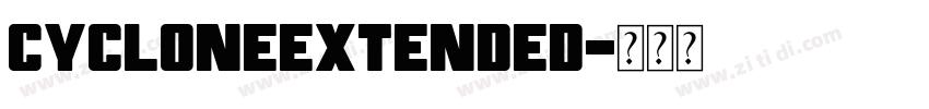 CycloneExtended字体转换
