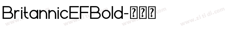 BritannicEFBold字体转换 BritannicEFBold字体转换
