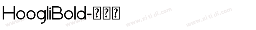 HoogliBold字体转换