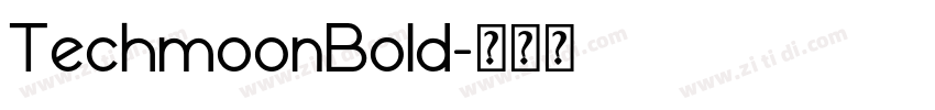 TechmoonBold字体转换