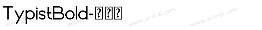 TypistBold字体转换