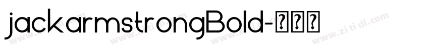 jackarmstrongBold字体转换