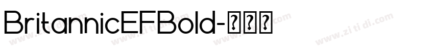 BritannicEFBold字体转换 BritannicEFBold字体转换