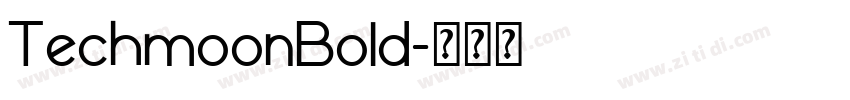 TechmoonBold字体转换