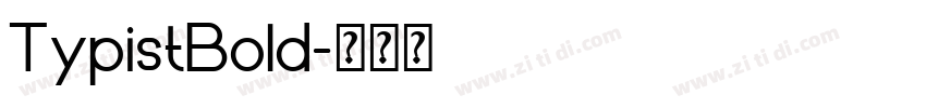TypistBold字体转换