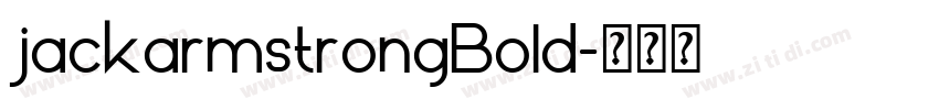 jackarmstrongBold字体转换