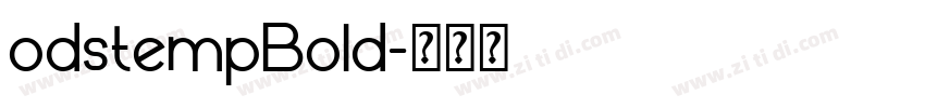 odstempBold字体转换