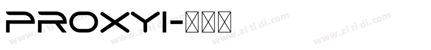 Proxy1字体转换