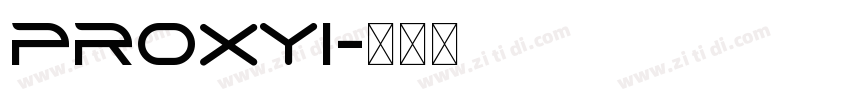 Proxy1字体转换
