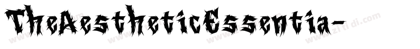 TheAestheticEssentia字体转换