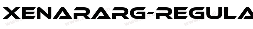 XenaraRg-Regular字体转换