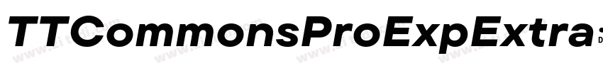 TTCommonsProExpExtra字体转换