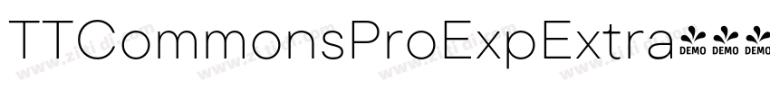 TTCommonsProExpExtra字体转换