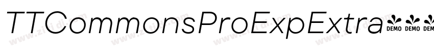 TTCommonsProExpExtra字体转换