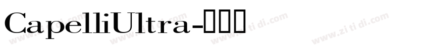 CapelliUltra字体转换