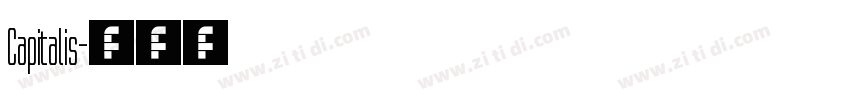 Capitalis字体转换
