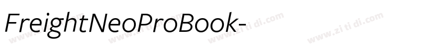 FreightNeoProBook字体转换 FreightNeoProBook字体转换