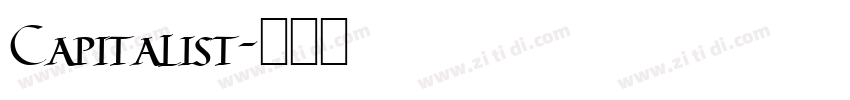 Capitalist字体转换