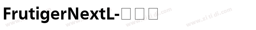 FrutigerNextL字体转换