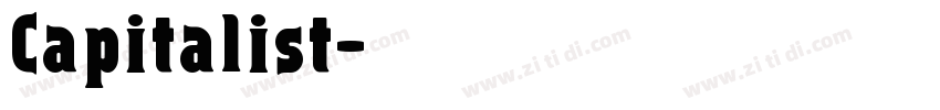 Capitalist字体转换