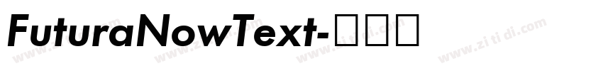 FuturaNowText字体转换