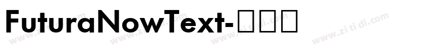 FuturaNowText字体转换