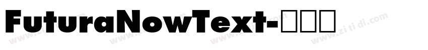 FuturaNowText字体转换