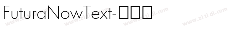 FuturaNowText字体转换
