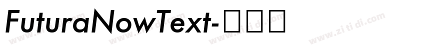 FuturaNowText字体转换