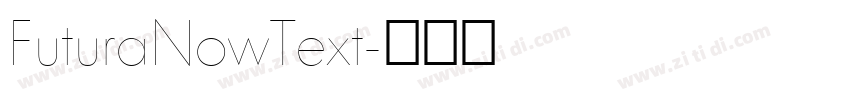 FuturaNowText字体转换