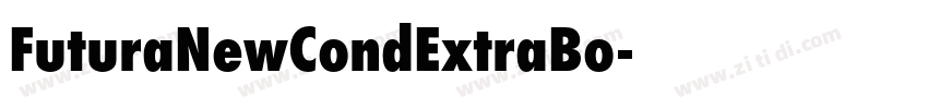 FuturaNewCondExtraBo字体转换