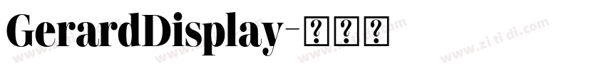 GerardDisplay字体转换
