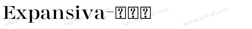 Expansiva字体转换