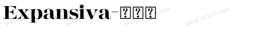 Expansiva字体转换