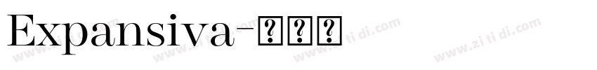 Expansiva字体转换