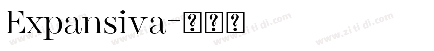 Expansiva字体转换