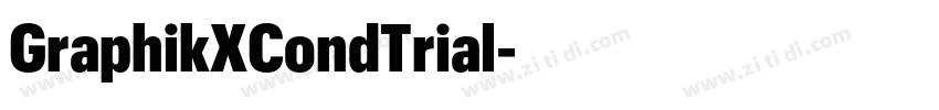 GraphikXCondTrial字体转换