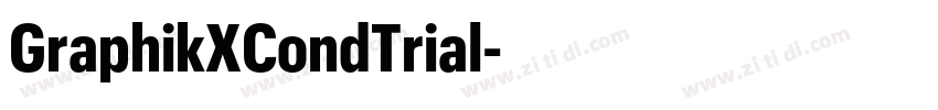 GraphikXCondTrial字体转换