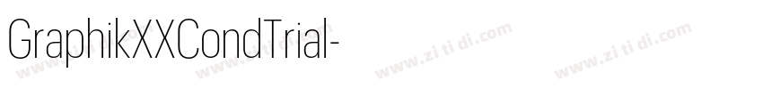 GraphikXXCondTrial字体转换