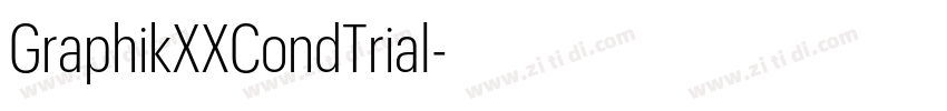 GraphikXXCondTrial字体转换