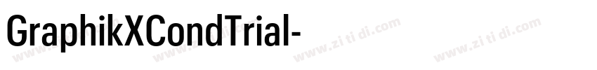 GraphikXCondTrial字体转换