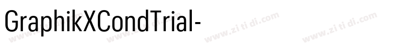 GraphikXCondTrial字体转换