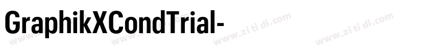 GraphikXCondTrial字体转换