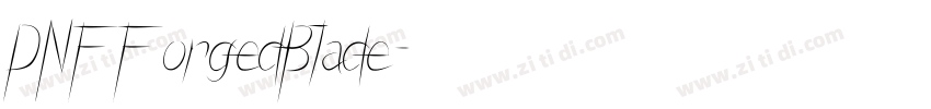 DNFForgedBlade字体转换