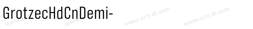 GrotzecHdCnDemi字体转换