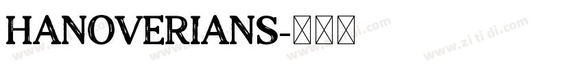 Hanoverians字体转换