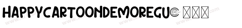 HappyCartoonDemoRegu字体转换